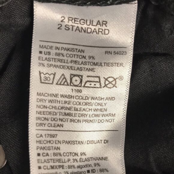 OLD NAVY Rockstar Mid Rise Black Jeans Womens Size 4 Comfort Stretch Denim - Picture 7 of 10